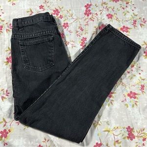 Black Straight Leg Jeans